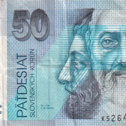 Slovakia 50 Korun (Millennium) Rare Note#B2