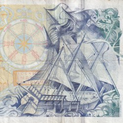 Alternative view of Portugal 2000 Escudos Rare World Note#B2