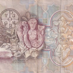 Alternative view of Portugal 1000 Escudos Rare Note #B2