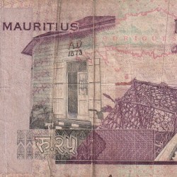 Alternative view of Mauritius 25 Rupees Rare World Note#B2