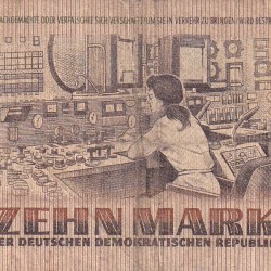 Alternative view of Germany 10 Zehn Rare World Note#B2