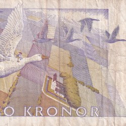 Alternative view of Sweden 20 Kronor small type Rare Note #B2