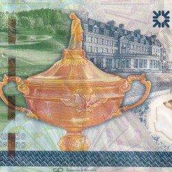 Alternative view of Scotland 5 Pounds (Royal Bank of Scotland) Rare World Note#B2