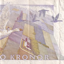 Alternative view of Sweden 20 Kronor small type Rare Note #B2