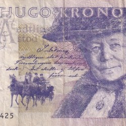 Sweden 20 Kronor small type Rare Note #B2