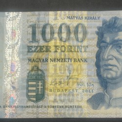 Hungary 1000 Forint Rare Note #B2