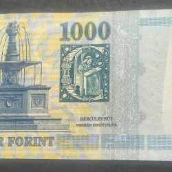 Alternative view of Hungary 1000 Forint Rare Note #B2
