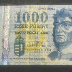 Hungary 1000 Forint Rare Note #B2