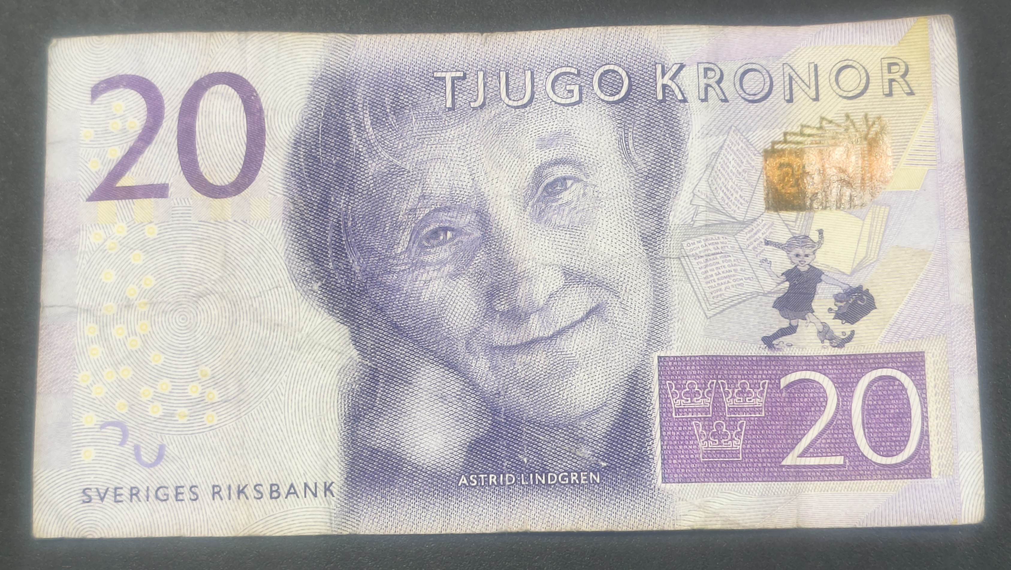 Sweden 20 Kronor Rare Note #B2