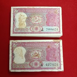 Two Rs Tiger Full Rare Bundle Bundle Governor S.Jagnathan 2 Bundles Given