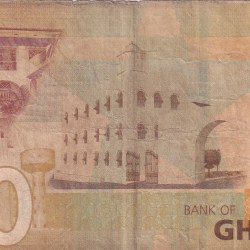 Alternative view of Ghana 50 Cedis Cocoa bean Rare World Note #B2
