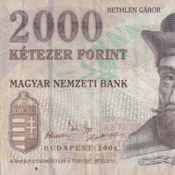 Hungary 2000 Forint Rare World Note #B2