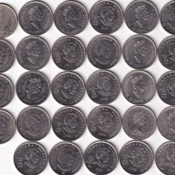 Alternative view of 29 Different Canada 25 Cent Commemorative Coin Set (29 Pcs Set) #Z-179