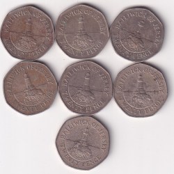 Jersey 20 Pence - Elizabeth II Corbière Lighthouse Rare Coin Buyer will receive random 1 coin as per image #Z-163