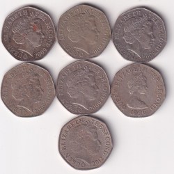 Alternative view of Jersey 20 Pence - Elizabeth II Corbière Lighthouse Rare Coin Buyer will receive random 1 coin as per image #Z-163