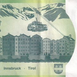 Alternative view of Austria 0 Memo Euro - (Innsbruch Goldenes dachl) Rare World Note #B2