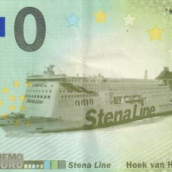Netherlands 0 Memo Euro (Stena Line - Hoek van Holland) Rare World Note #B2