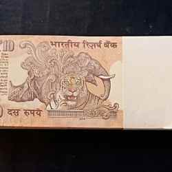 Reserve Bank of India Denominaton 10₹ bundle condition gem unc Governor Raghuram ji Rajan Same and similar bundle available