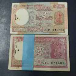 Reserve Bank of India Denominaton 2₹ bundle TWO DIFFERENT VARIETY Governor R. N. Malhotra Same and similar BUNDLE available