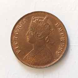 Alternative view of British India Victoria empress UNC Condition Same and similar piece available