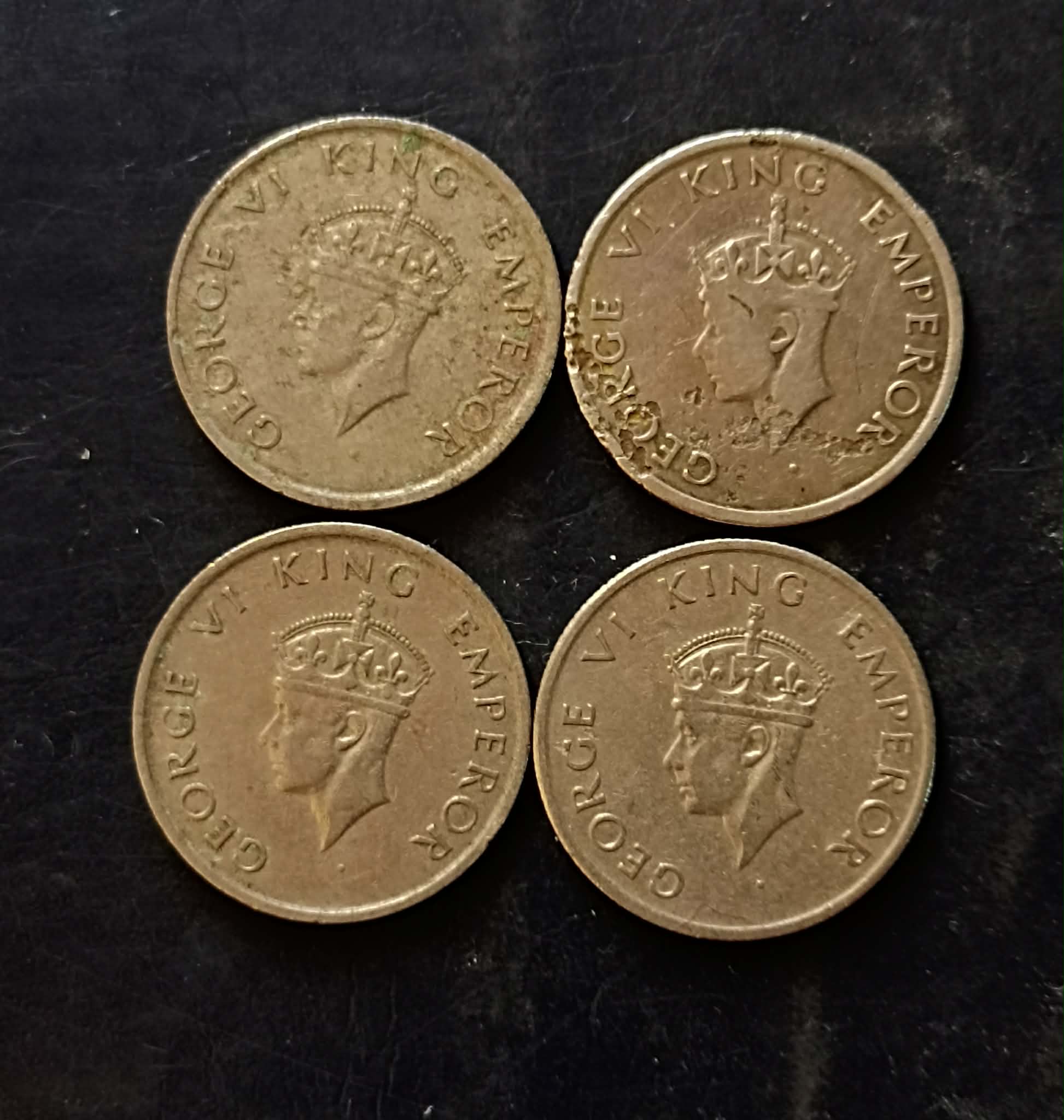 British India Denominaton 50 paise King and emperor George vi Same and similar set are available - Image 2