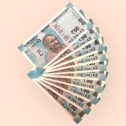 Rs 50 India Banknote Set 786143 Number 10 Note Set Unique and Rare