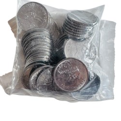 Rs 2 Rupee New Coin RBI 50 Coin 75 Year Of Independence Packet India Issue 2025 Mumbai Mint RARE