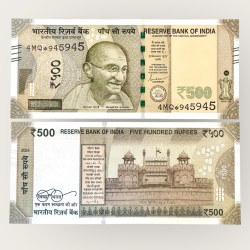IS 182 Rs 500 India Banknote Star Replacement Issue 4MQ Inset T 2024 Limited Issue Signed By Shaktikant Das Unique and Rare