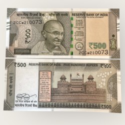 IS 177 Rs 500 India Banknote Star Replacement Issue 2CC Inset P 2024 Limited Issue Signed By Shaktikant Das Unique and Rare