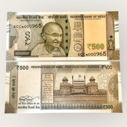 Rs 500 India Banknote Low Serial Star Issue 000965 Unique and Rare