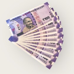Rs 100 India Banknote Same Prefix 111110 to 999990 Gem Unc Unique and Rare