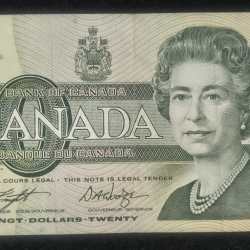Canada 20 Dollars Rare Bank Note#B-2