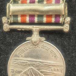 Alternative view of PUNJAB POLICE (SPECIAL DUTY) MEDAL WITH RIBBON #D-193