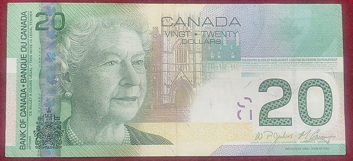 Canada 20 Dollars Rare Note #B-2