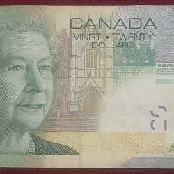 Canada 20 Dollars Rare Note #B-2