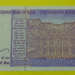 Alternative view of 100 Rs 10 Lakh Super Fancy Number GEM UNC Condition Note Collectors Item