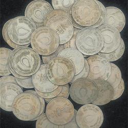 Alternative view of India 2 Rupees FAO ( World Food Day - Water For Life) 1994 Rare (10 Pcs Lott)