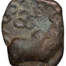 Copper Coin of Kochhikiputra Satakarni (1st Cen. BC) of Satavahan Dynasty Rare