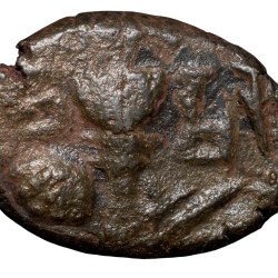 Copper Drachma of Harsha Deva(AD1089-1101) of Lohara's of Kashmir