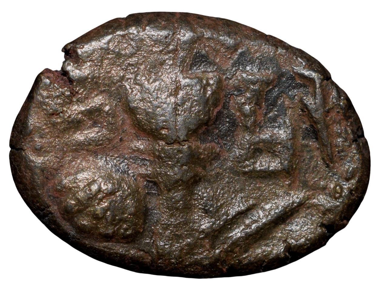 Copper Drachma of Harsha Deva(AD1089-1101) of Lohara's of Kashmir