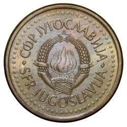 Brass 10 Para of Yugoslavia Country (AD 1991) Beautiful Grade
