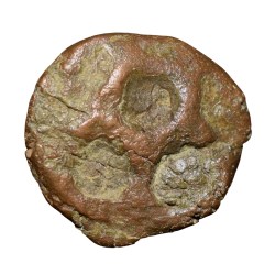 Alternative view of Ancient Cast-Copper from Vidarbha (3rd 2nd Cen.BC) with Hollow Cross/3-Arched Hill Buldhana Region
