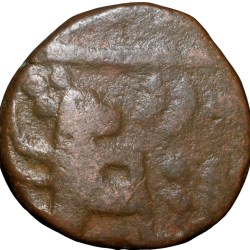 Copper Paisa of Dhar State(17th - 18th Cen.AD) Anonymous Type Lord Hanumana Series