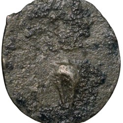 Potin Coin of Kadambas of Banavasi(AD325-620) with Sankha Rare