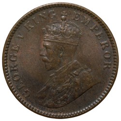 Bronze 1/4 Anna of George V (AD 1934) of Calcutta Mint UNC Grade