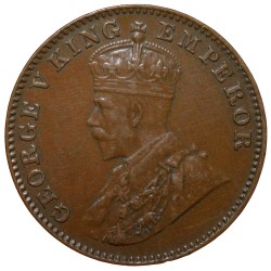 Bronze 1/4 Anna of George V (AD 1936) of Bombay Mint Beautiful Grade