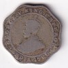 British India 4 Annas 1920 George V Rare Coin