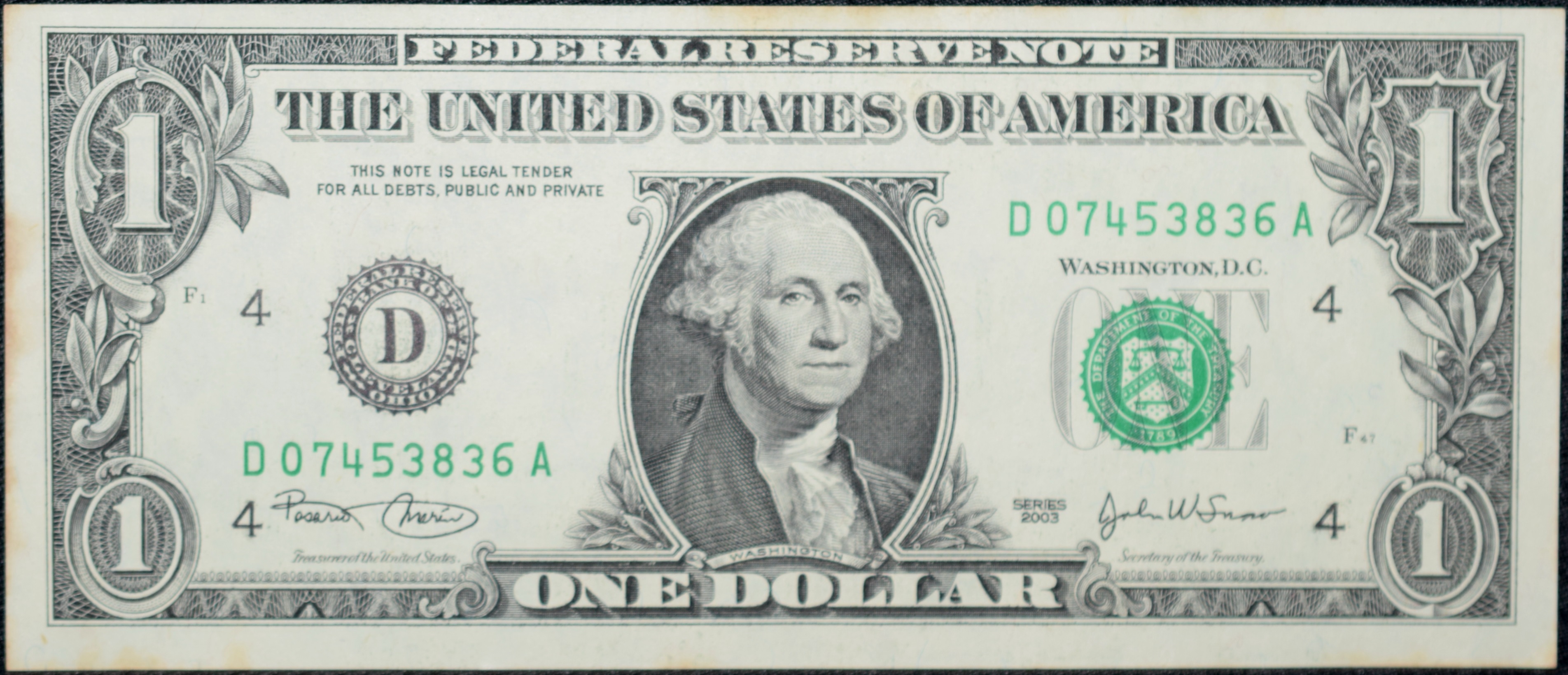 1 Dollar of United States of America Series 2003