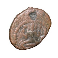 Copper Coin of Muthu Virrapa Nayak (AD1609-1623) of Madurai Nayakas K.Ganesh 5.68 Rare