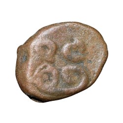 Alternative view of Copper Coin of Muthu Virrapa Nayak (AD1609-1623) of Madurai Nayakas K.Ganesh 5.68 Rare